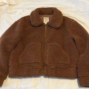 Brown Teddy Jacket from Garage